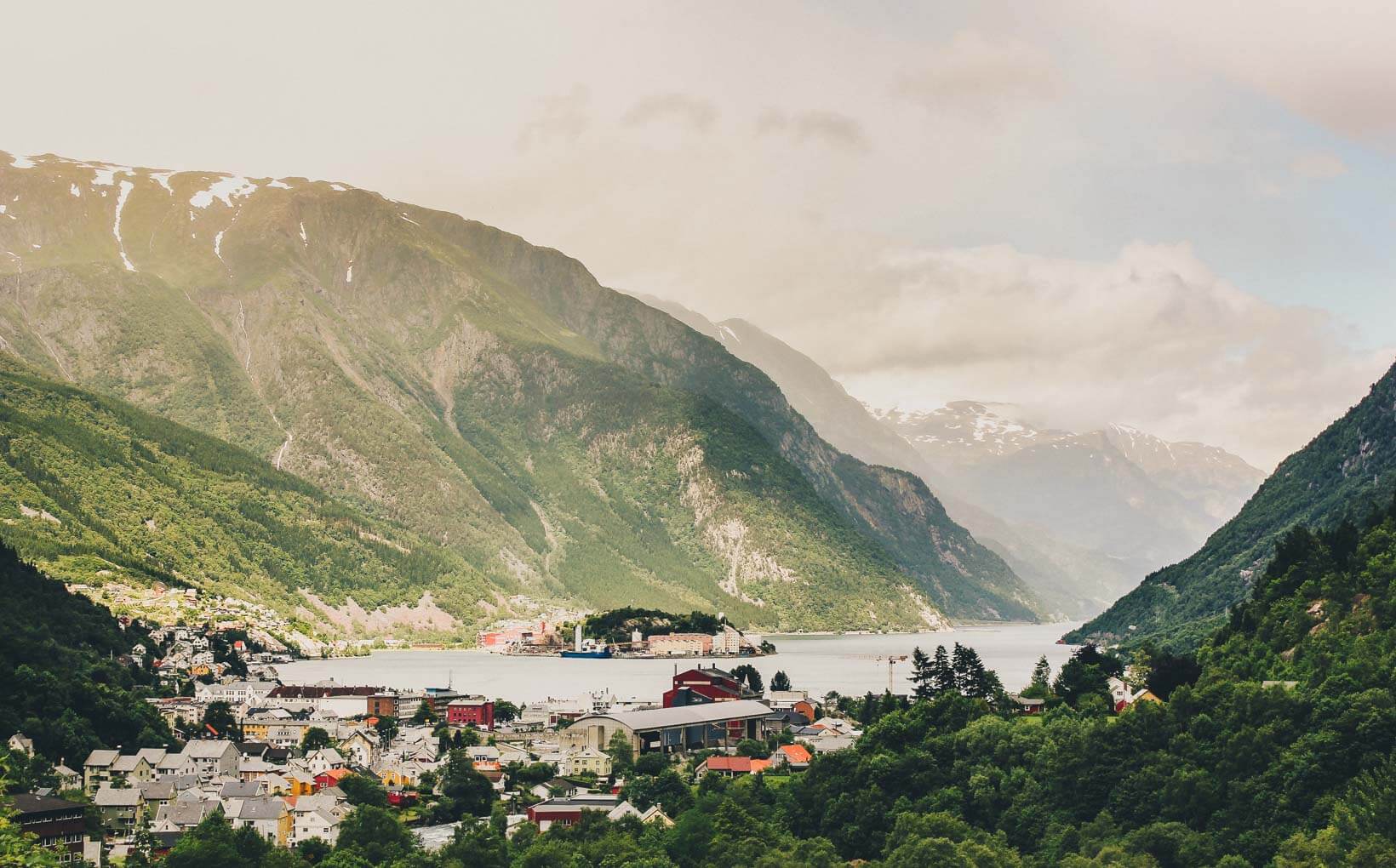 Trolltunga Hike Guide - Odda town view