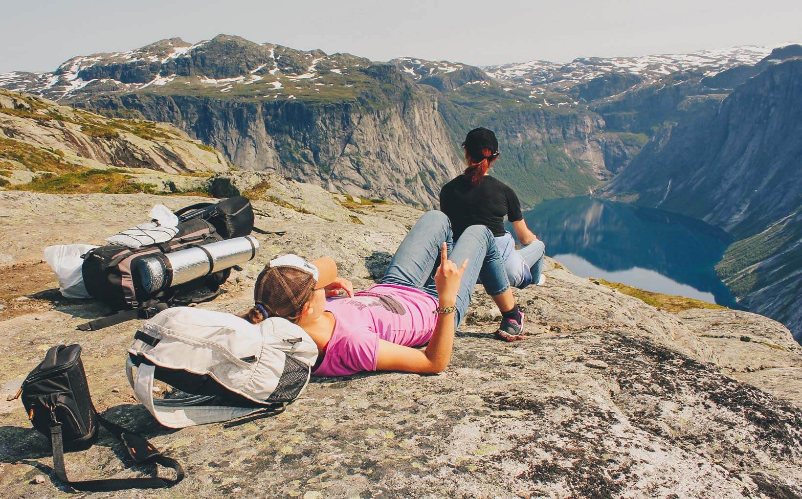 Trolltunga Hike Guide, way back down views