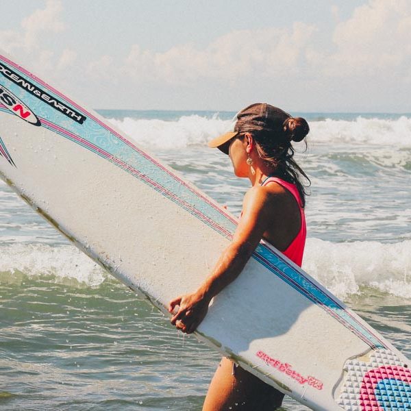 Surfing in Jaco, Costa Rica