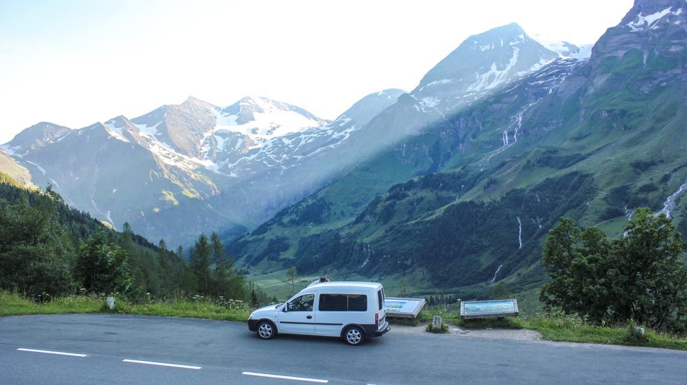 Austria Grossglockner road car