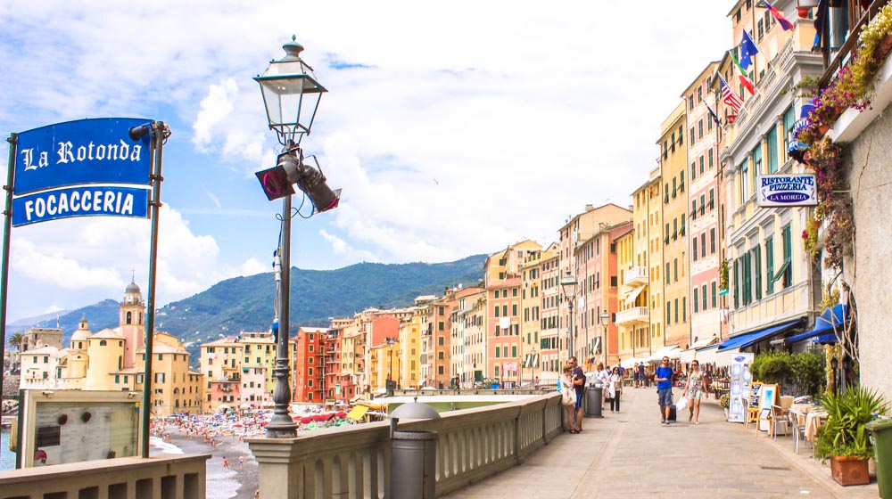 Camogli street: How To Spend Vacation in Fishing Village Camogli Italy