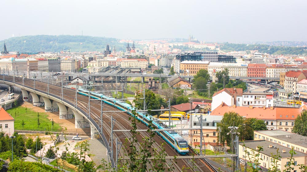 Prague Tower park view