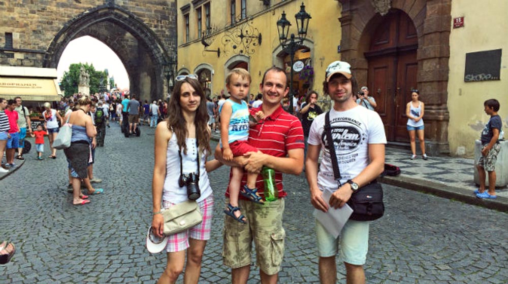 Prague family