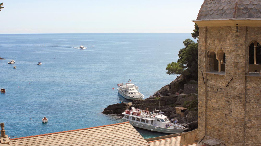 san fruttuoso castle views: How To Spend Vacation in Fishing Village Camogli Italy