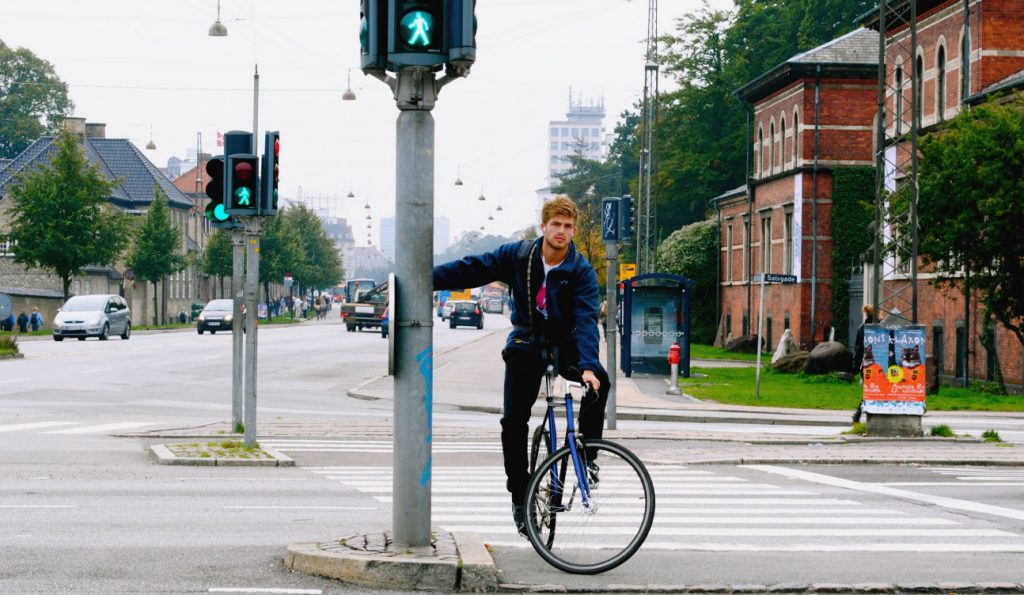 Copenhagen in summer - Cyclist