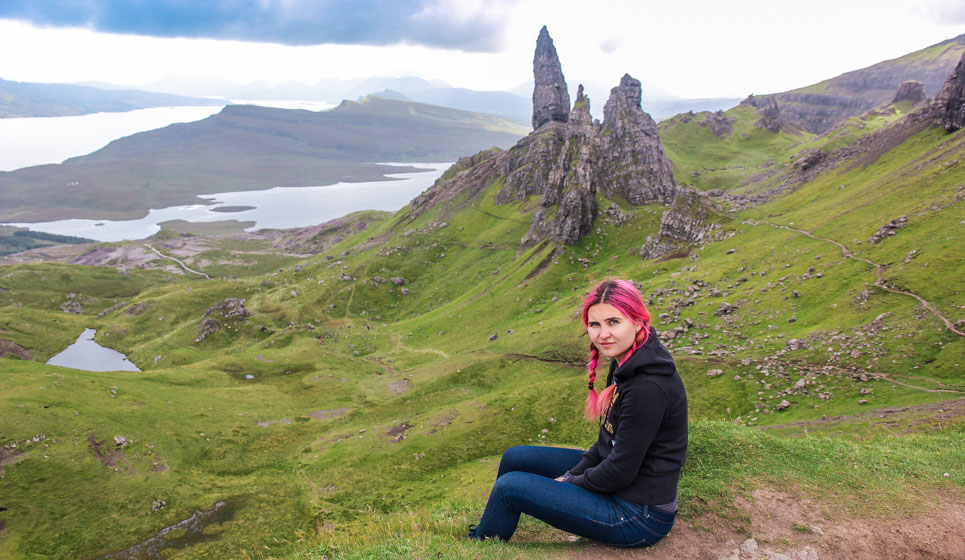 Scottish Highlands - old man of storr view