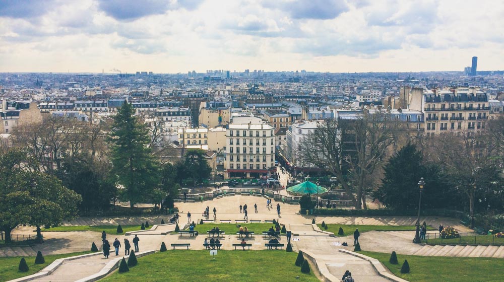 view from montmartre