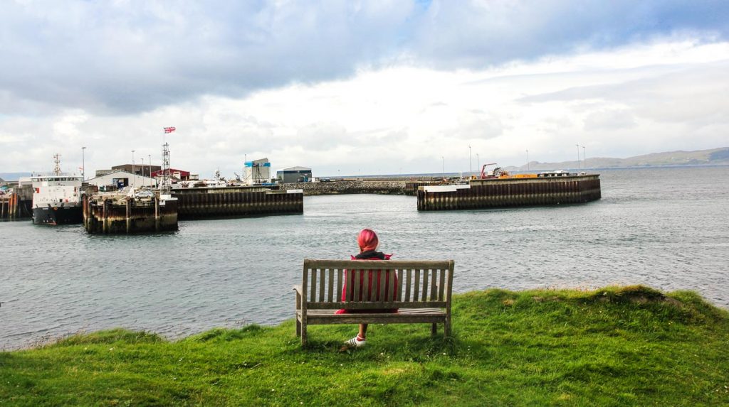 Scotland Itinerary - mallaig bench