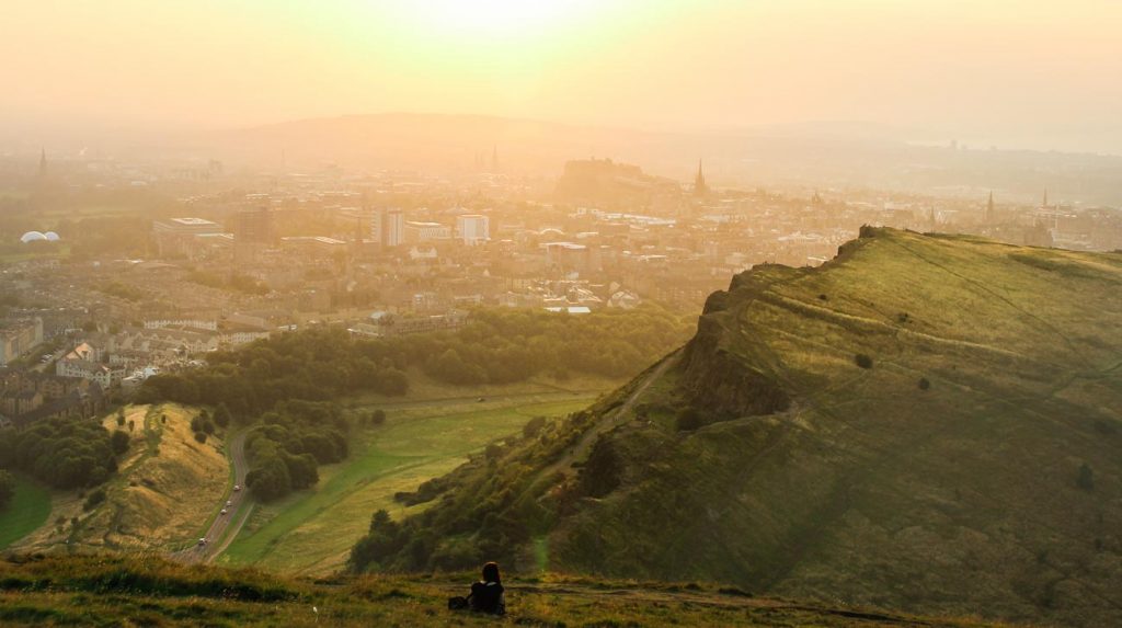 One Week Scotland Itinerary - View from Arthur's Seat 