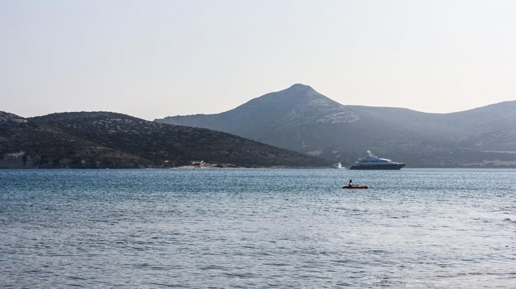 greek island holiday - Aegean sea in the morning