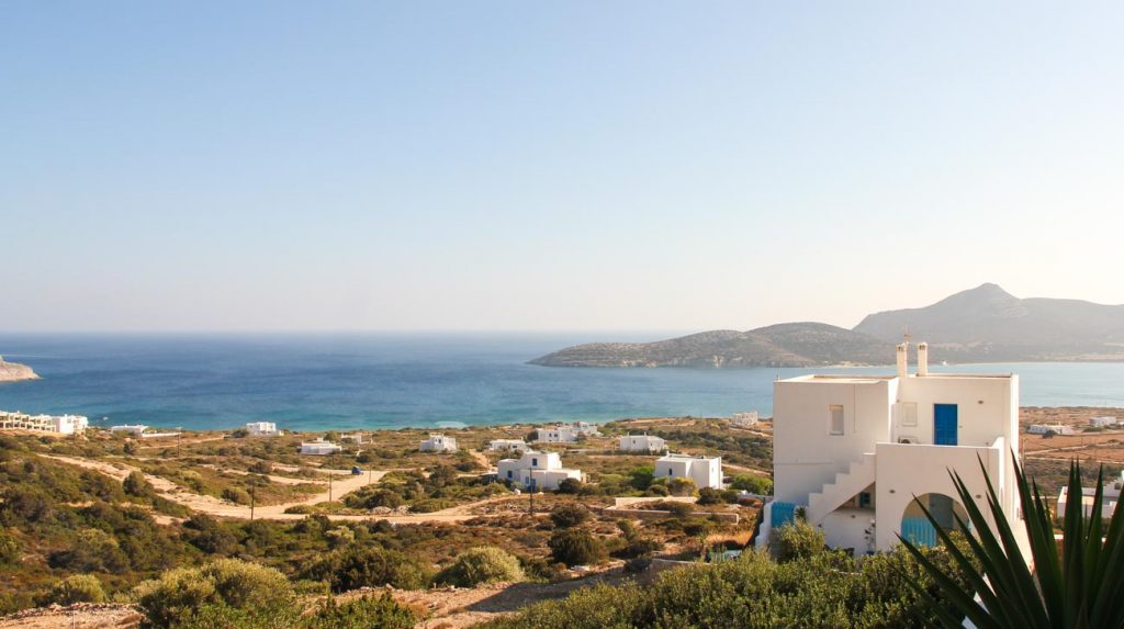 greek island holiday - antiparos views