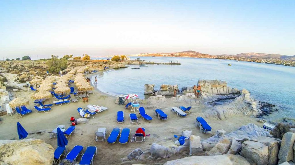 View of Kolymbithres beach, one of the BEST PAROS BEACHES TO SOAK IN ON YOUR HOLIDAY IN GREECE