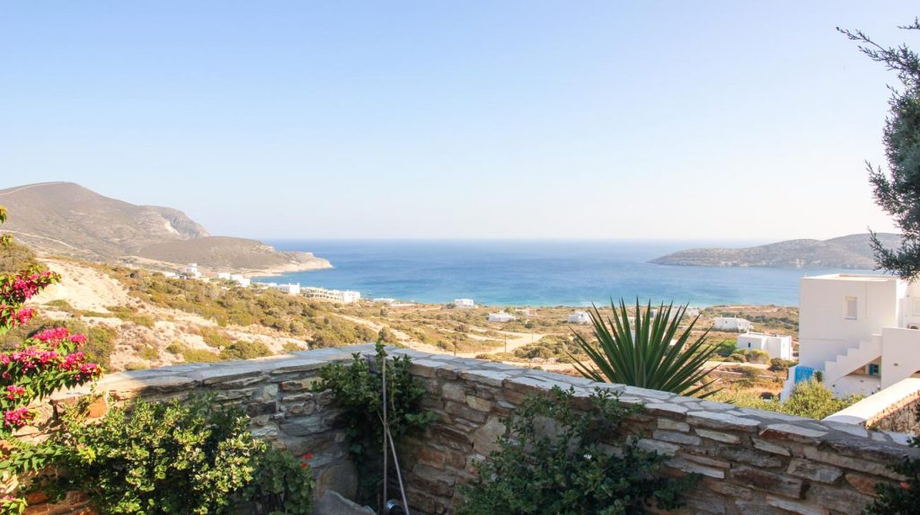 greek island holiday - view form terrace