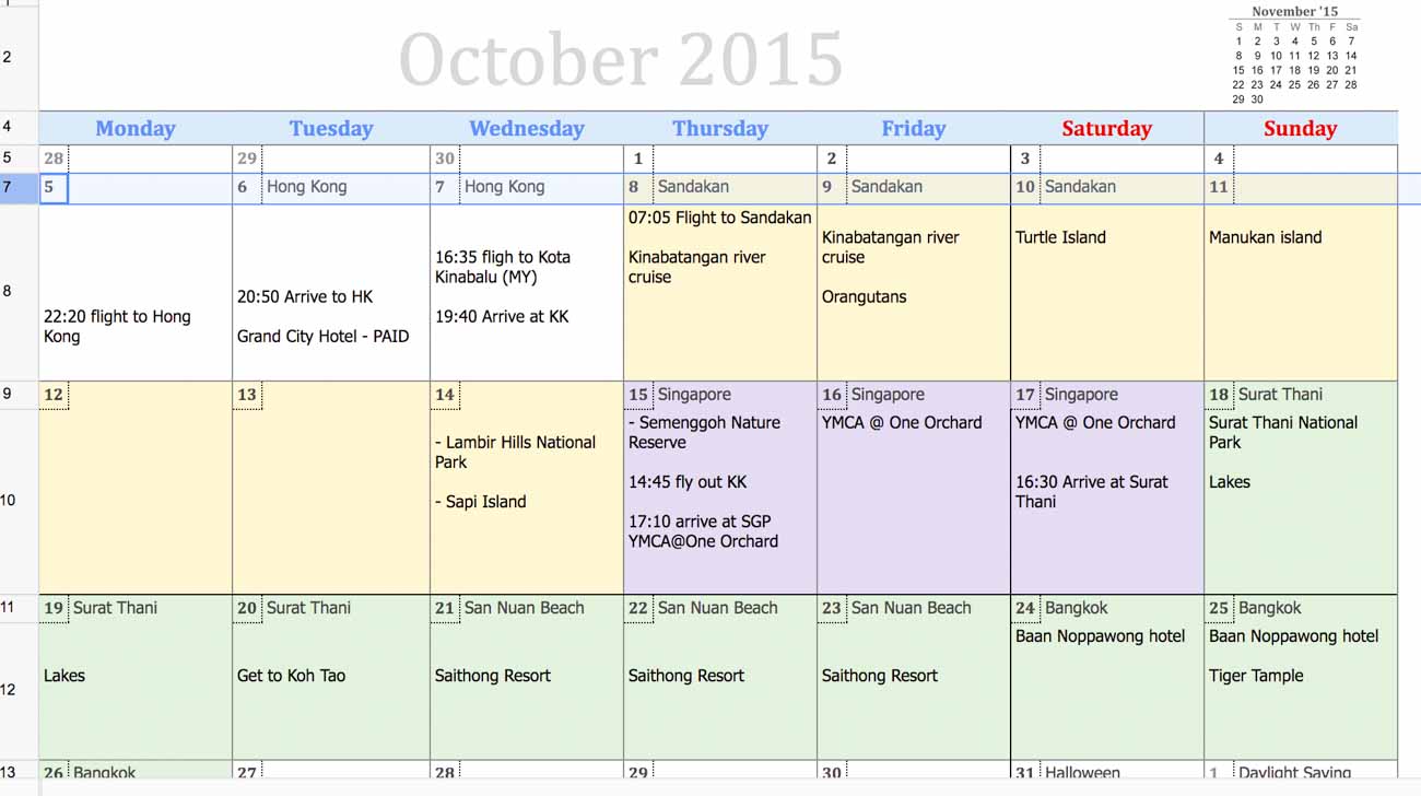 Plan My Trips - google-sheets-calendar