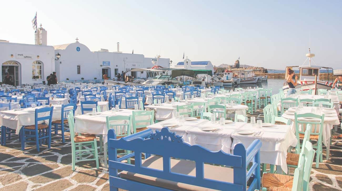 What to do in Paros Island, Greece - Naoussa fresh fish restaurant