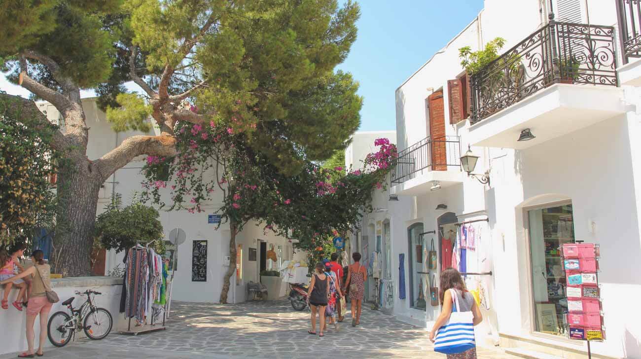 Paros Island - Parikia streets