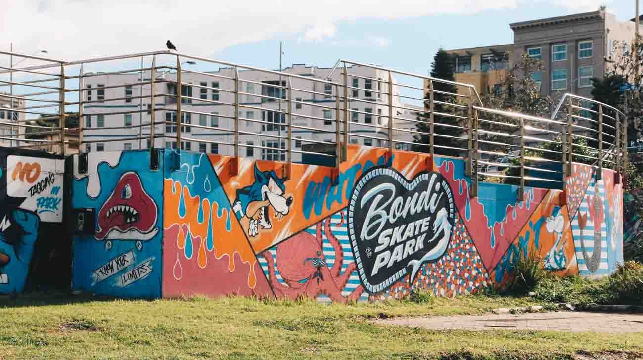 Bondi beach Syndey skate park