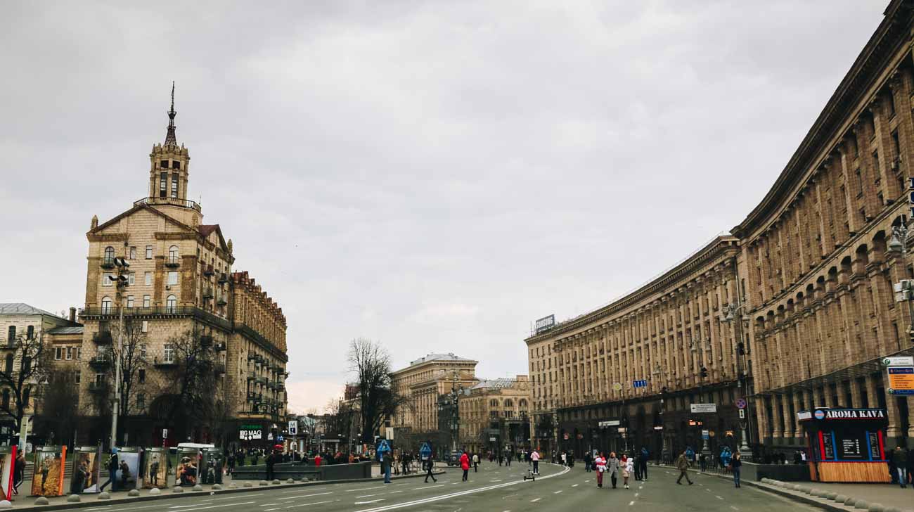 Khreschatyk Main street of Kyiv