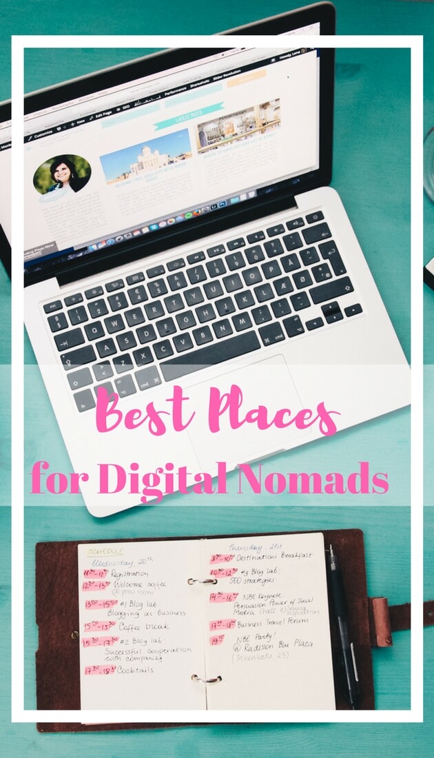 The List of Best Places for Digital Nomads as named by the travel bloggers themselves. #Sofia, #Seoul, #Mexico, #Bali, #Riga #Budapest, #Hanoi and more. | #DigitalNomads