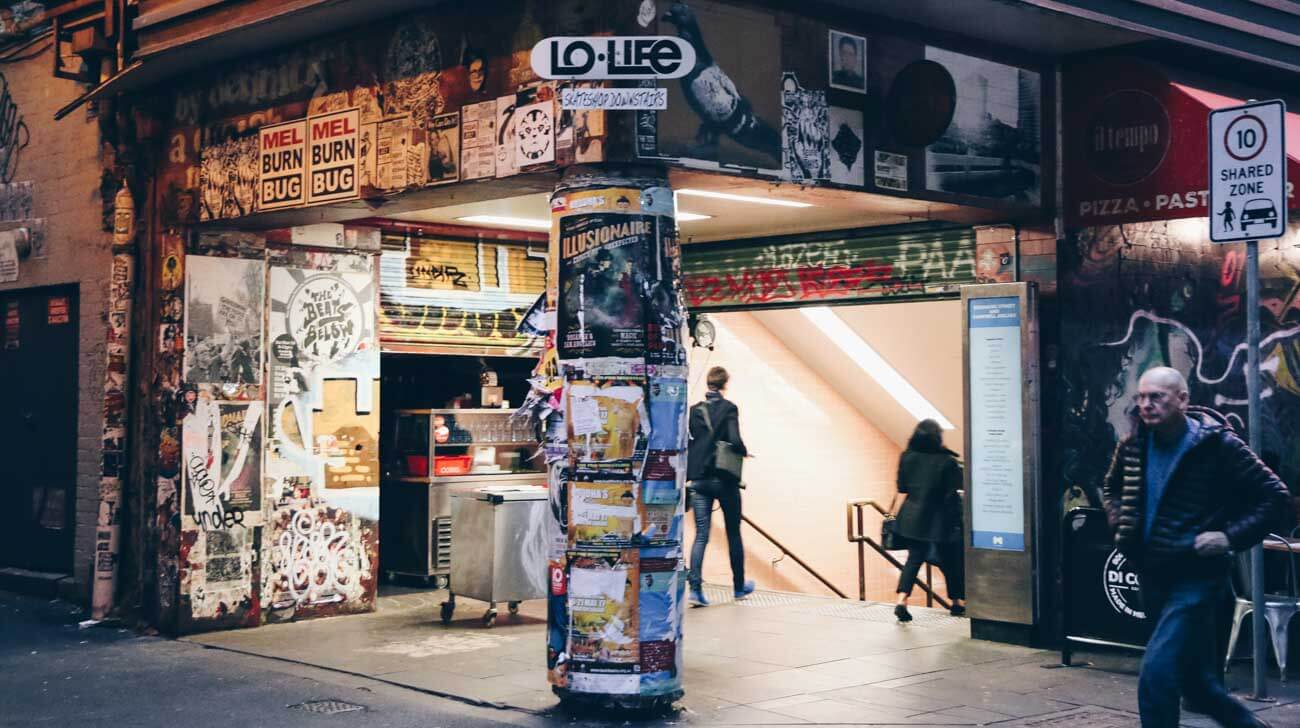 This is how you should see Melbourne - Degraves street