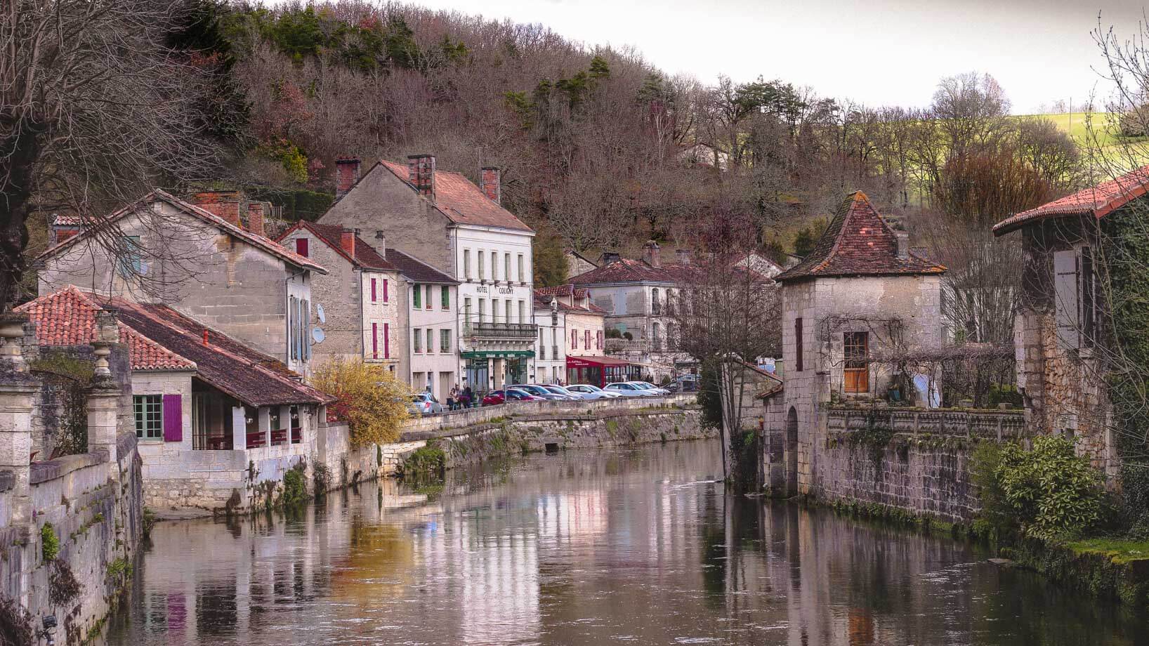 Brantome Dordogne Villages in Southwest France,_