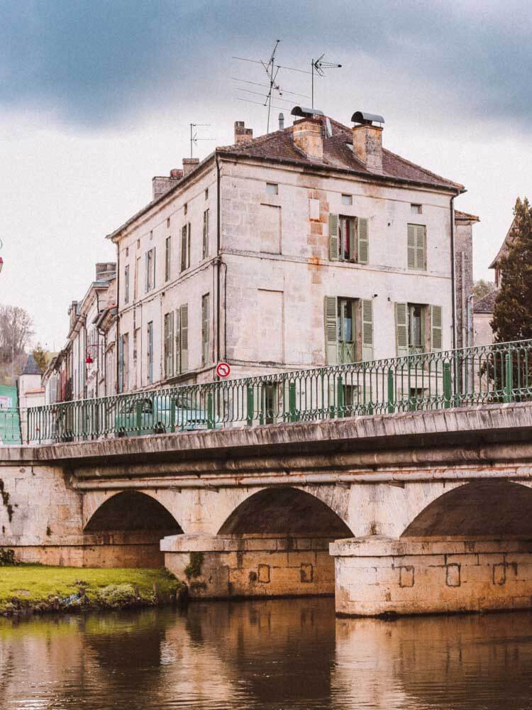 Brantome bridge Dordogne Villages in Southwest France,_