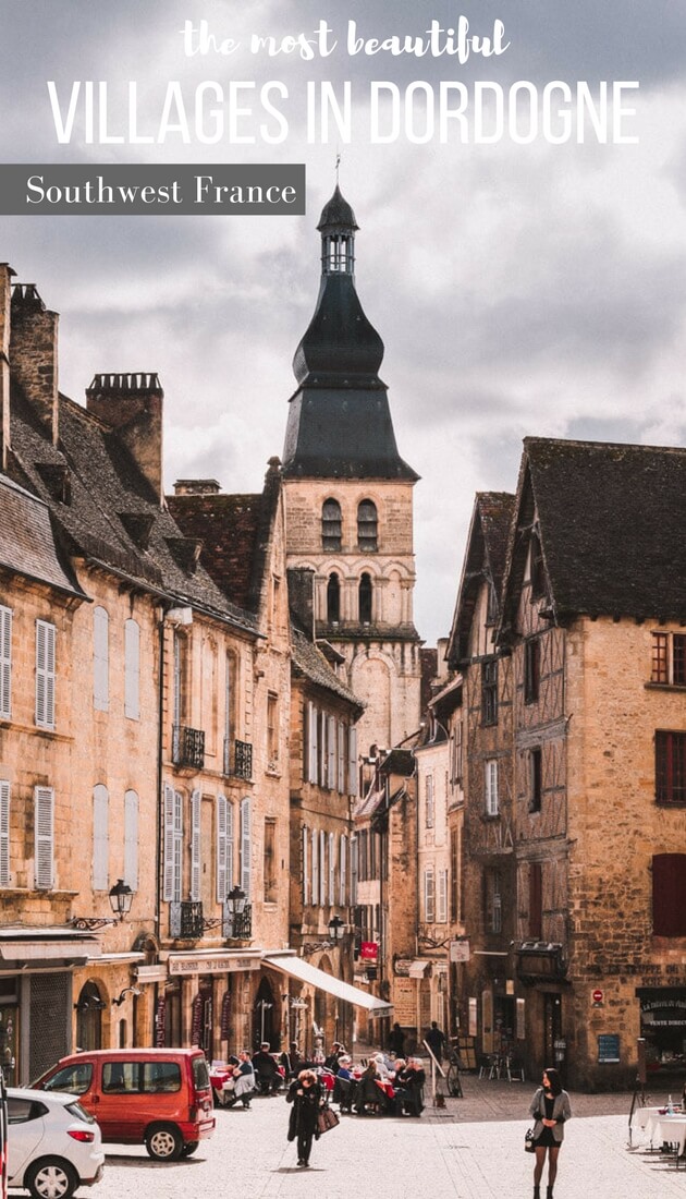 These beautiful Dordogne villages will make you fall in love with Southwest France. Find out where to go to see the medieval towns and villages of Dordogne department, which are named as the most beautiful villages in France. #France #Dordogne #villages #french 