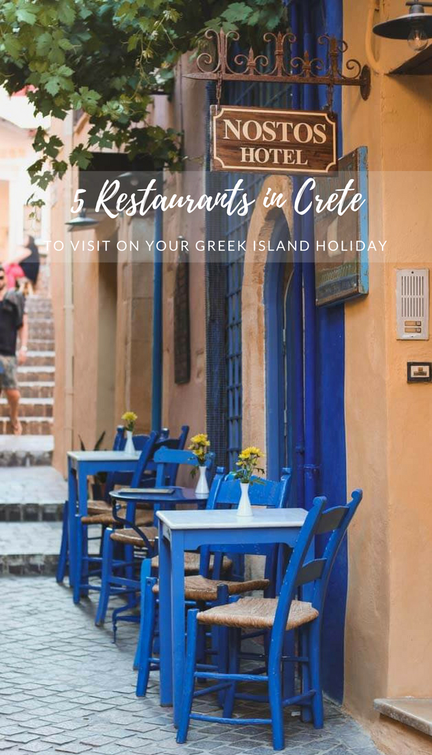 Here are my suggested 5 Crete Restaurants to visit on your Greek island vacation. This includes 3 of my favorite Chania restaurants, taverna in Elafonisi beach and at Agia Marina beach. Also, a short suggestion for a place to stay in Crete. #Greece #Crete #Islands