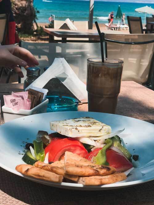 Greek Salad. Why Crete is Perfect for Girlfriend Weekend Getaway-