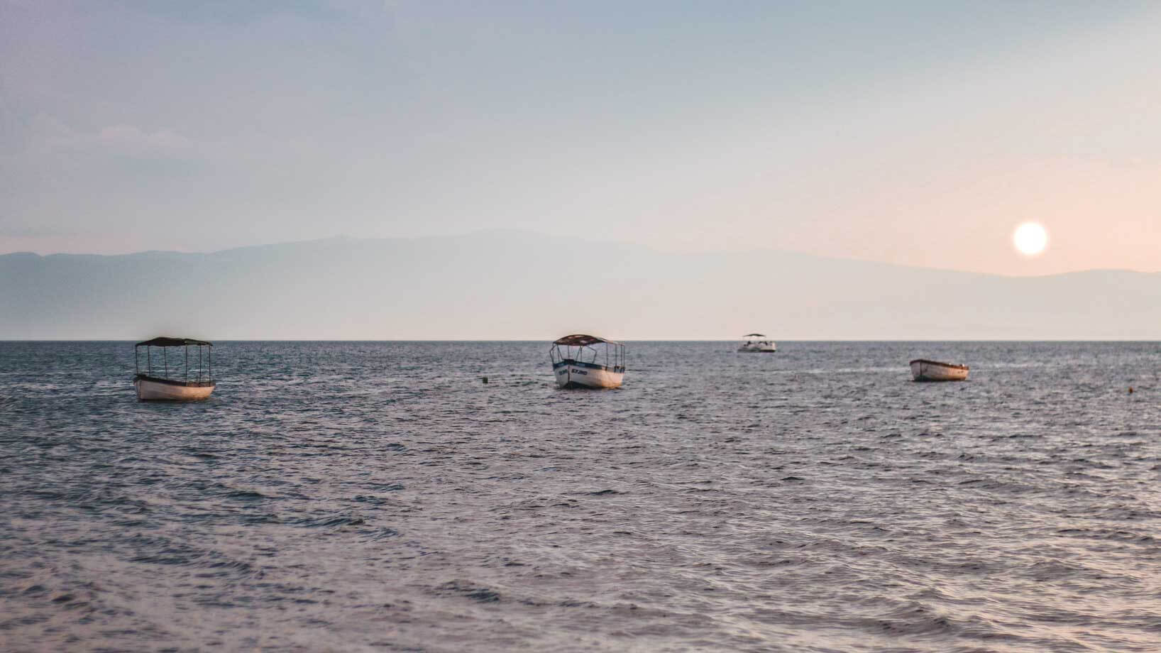 Lake Ohrid Sunset, Things to Do in Ohrid Lake, Macedonia