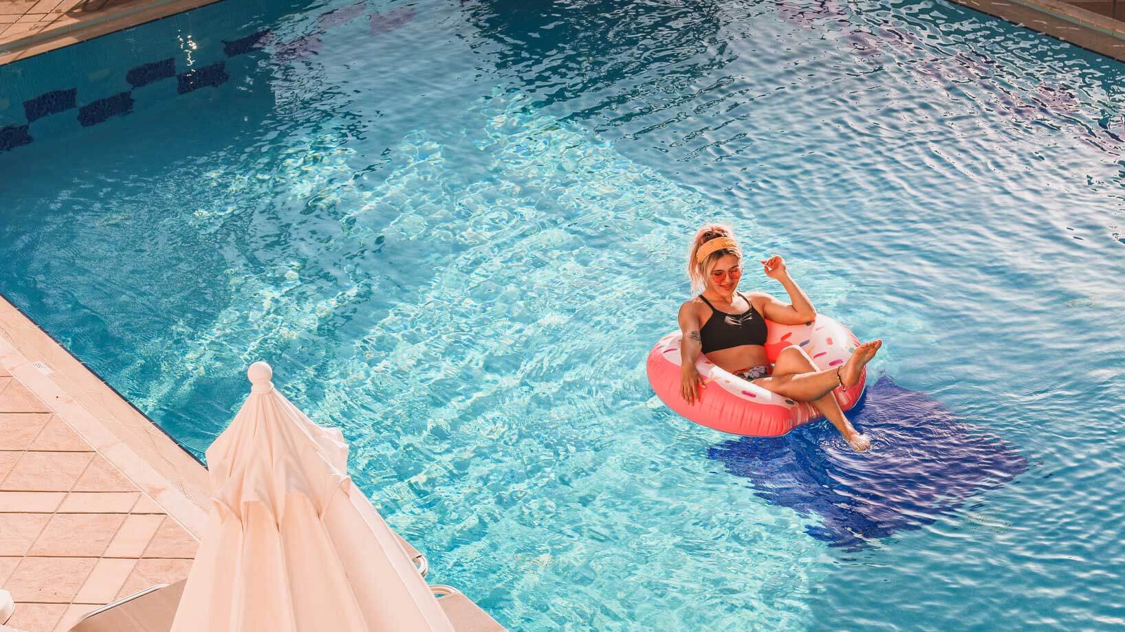 Pool. Why Crete is Perfect for Girlfriend Weekend Getaway-