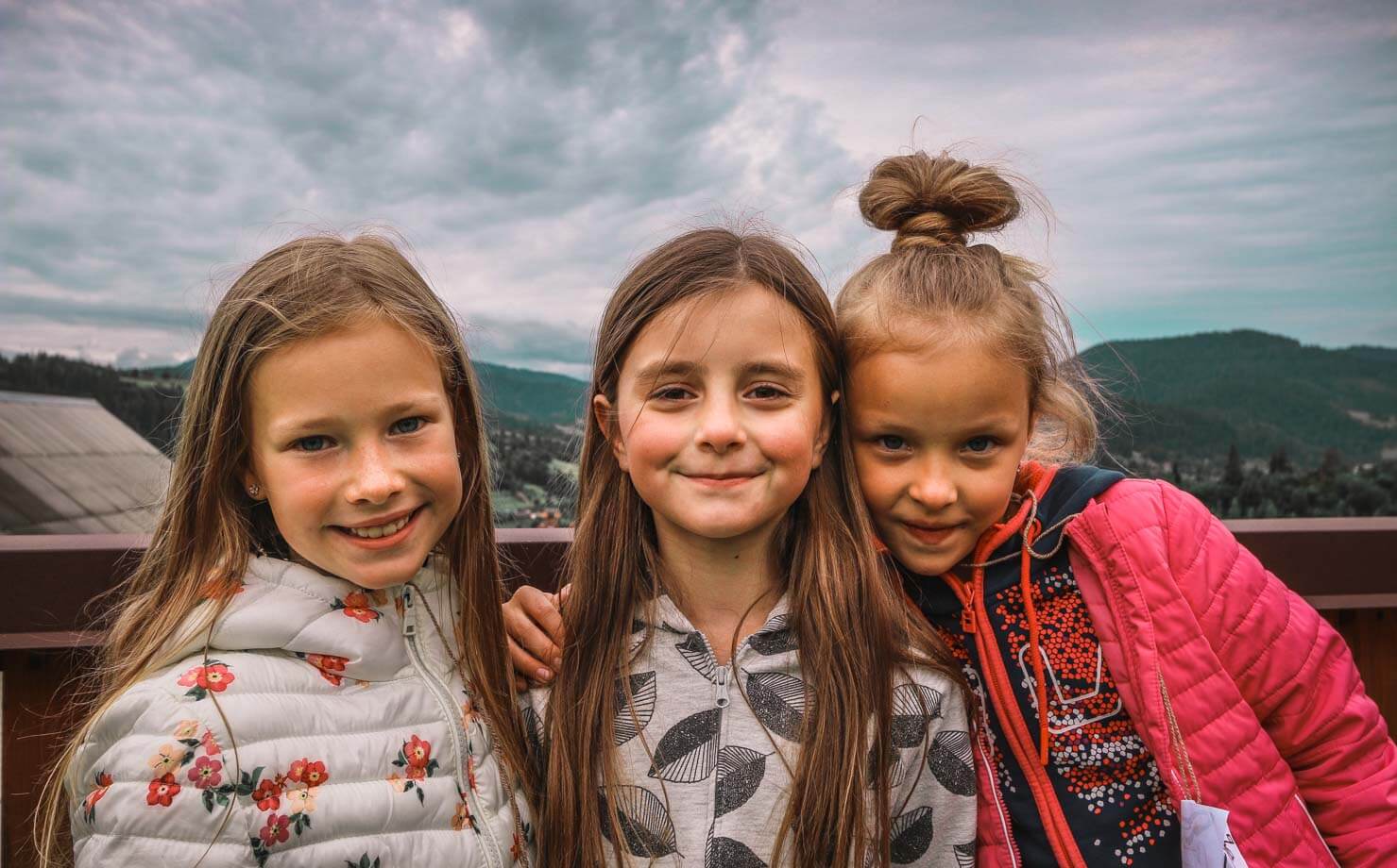 Girls from camp. Kids' summer camp in Ukraine_