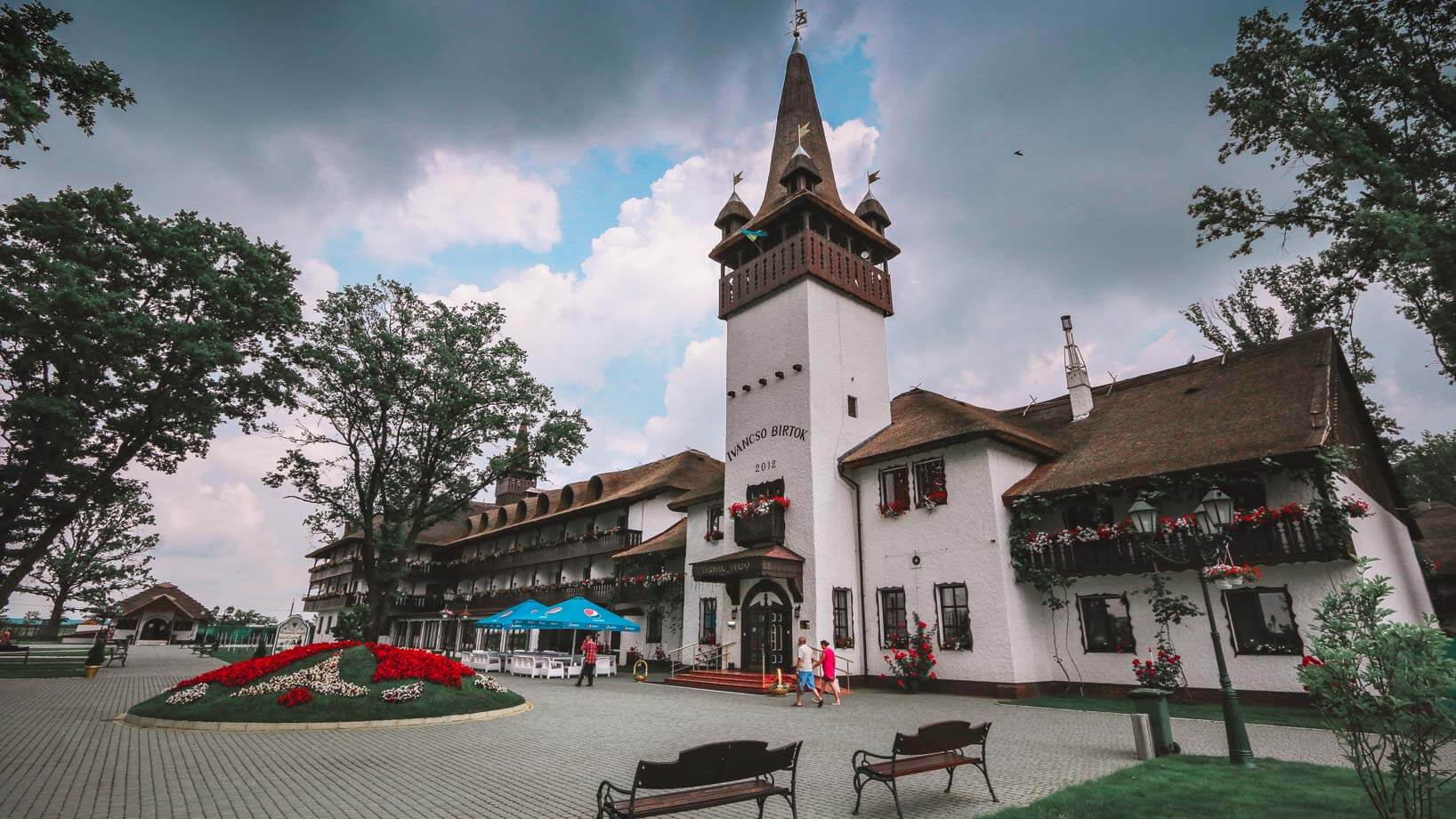 Entrance to Thermal Waters Kosino in Carpathians might be the Best Ukraine Spa