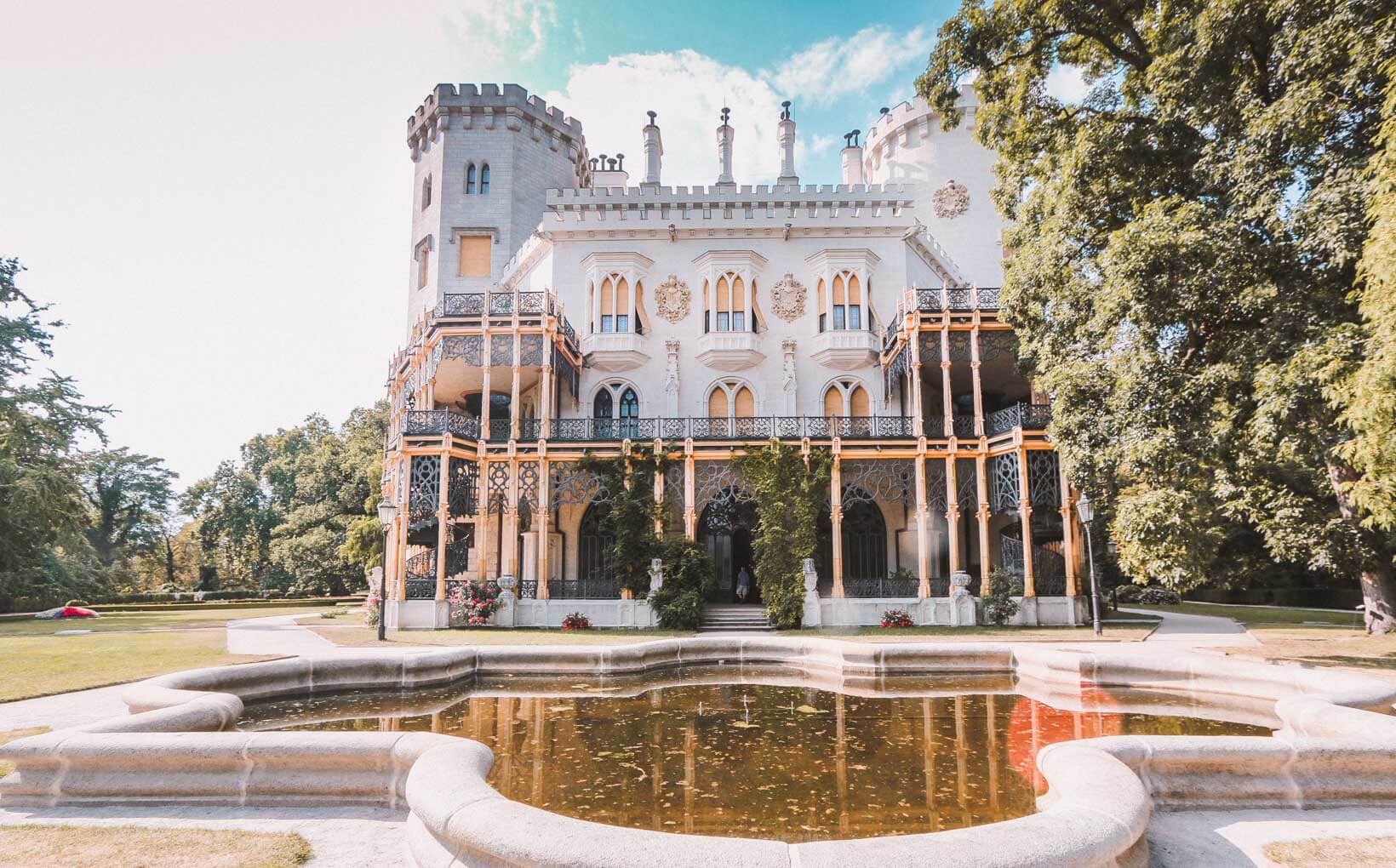 Hluboka Castle Back. Fairy-Tale Castles in Czech Republic That You Didn't Know About