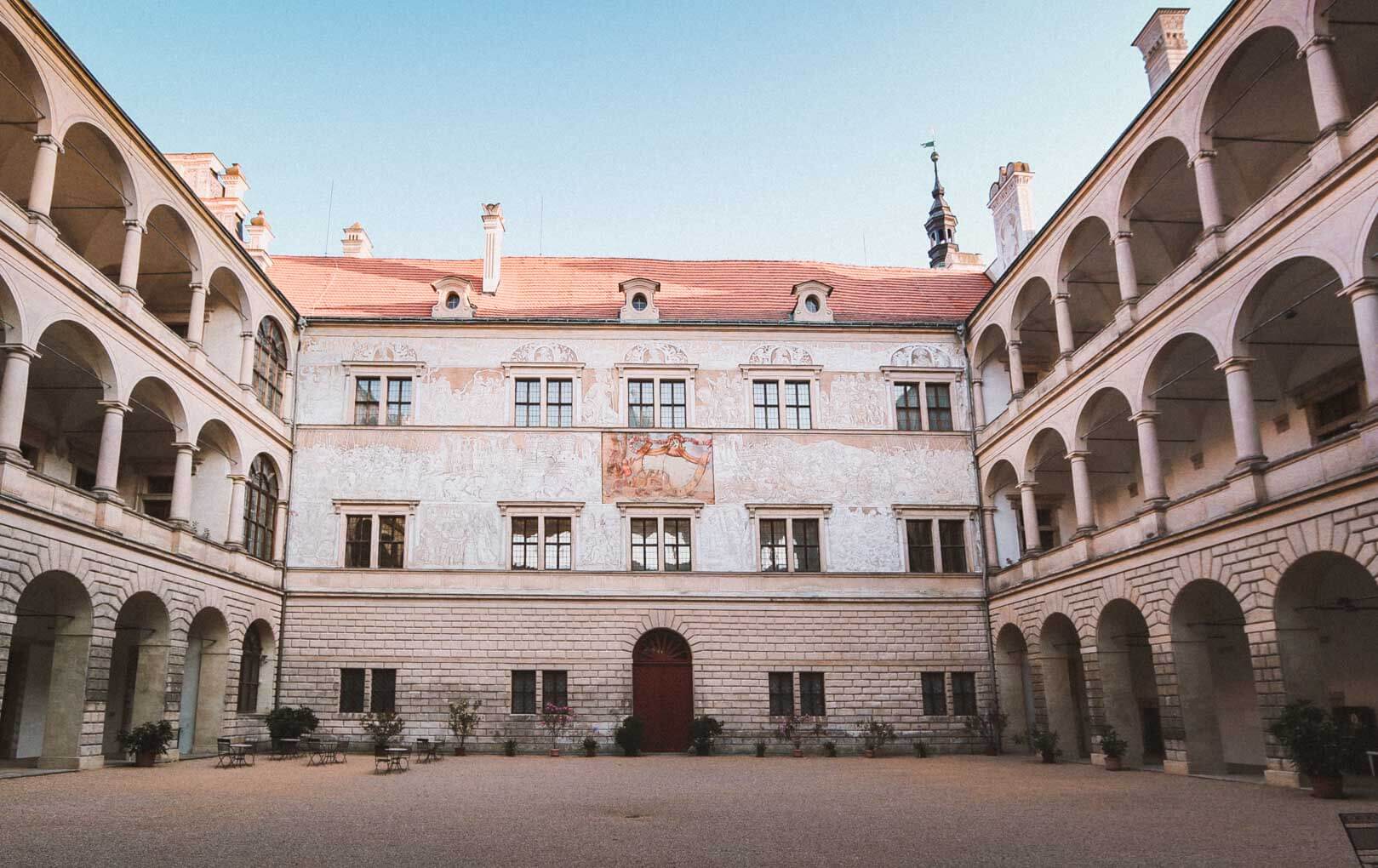 Litomysl Castle Inner Yard- Visit Litomysl in Czech Republic