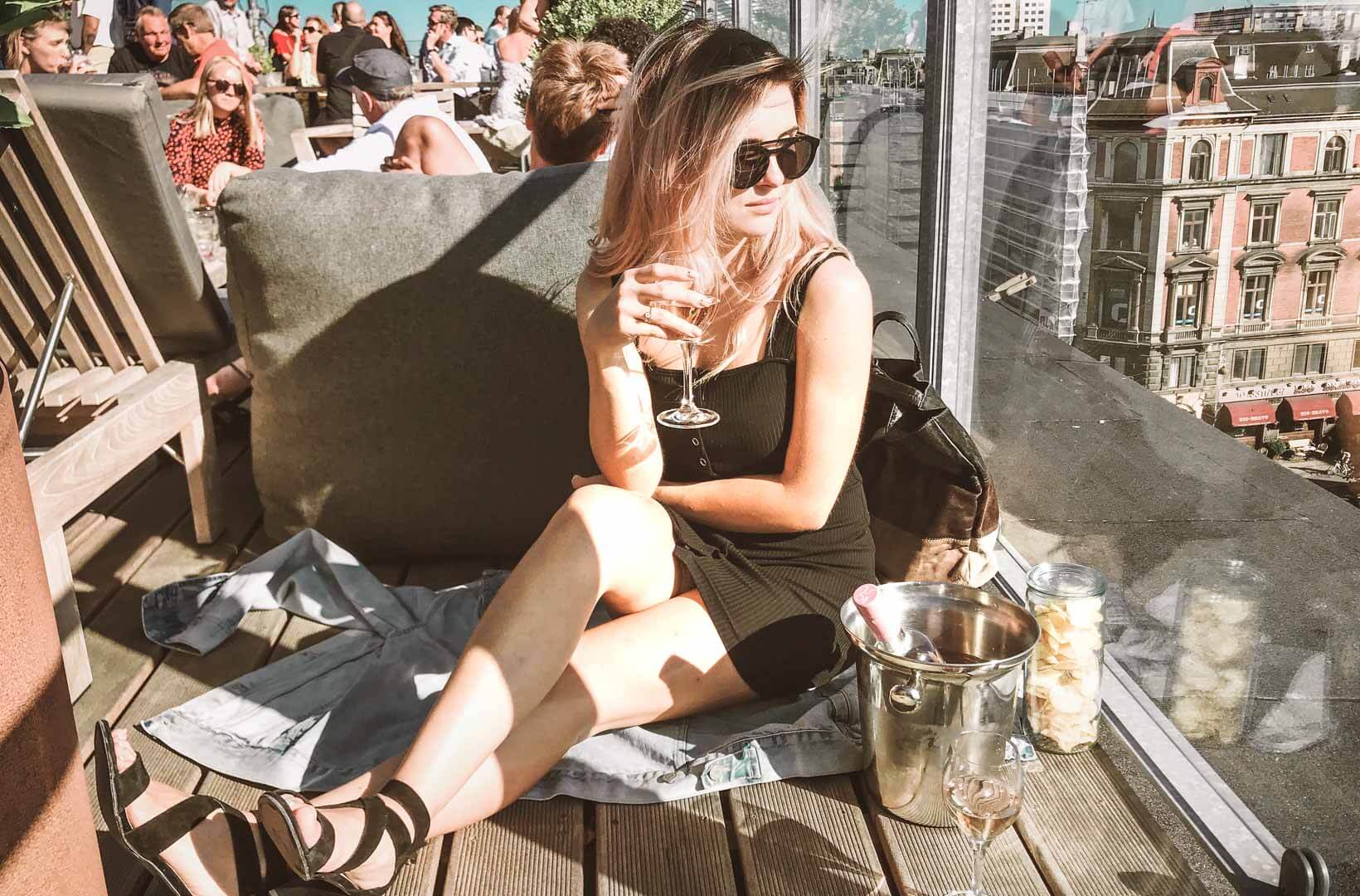 Rooftop bar drinks Non-cliche Ways to Spend A Weekend in Copenhagen