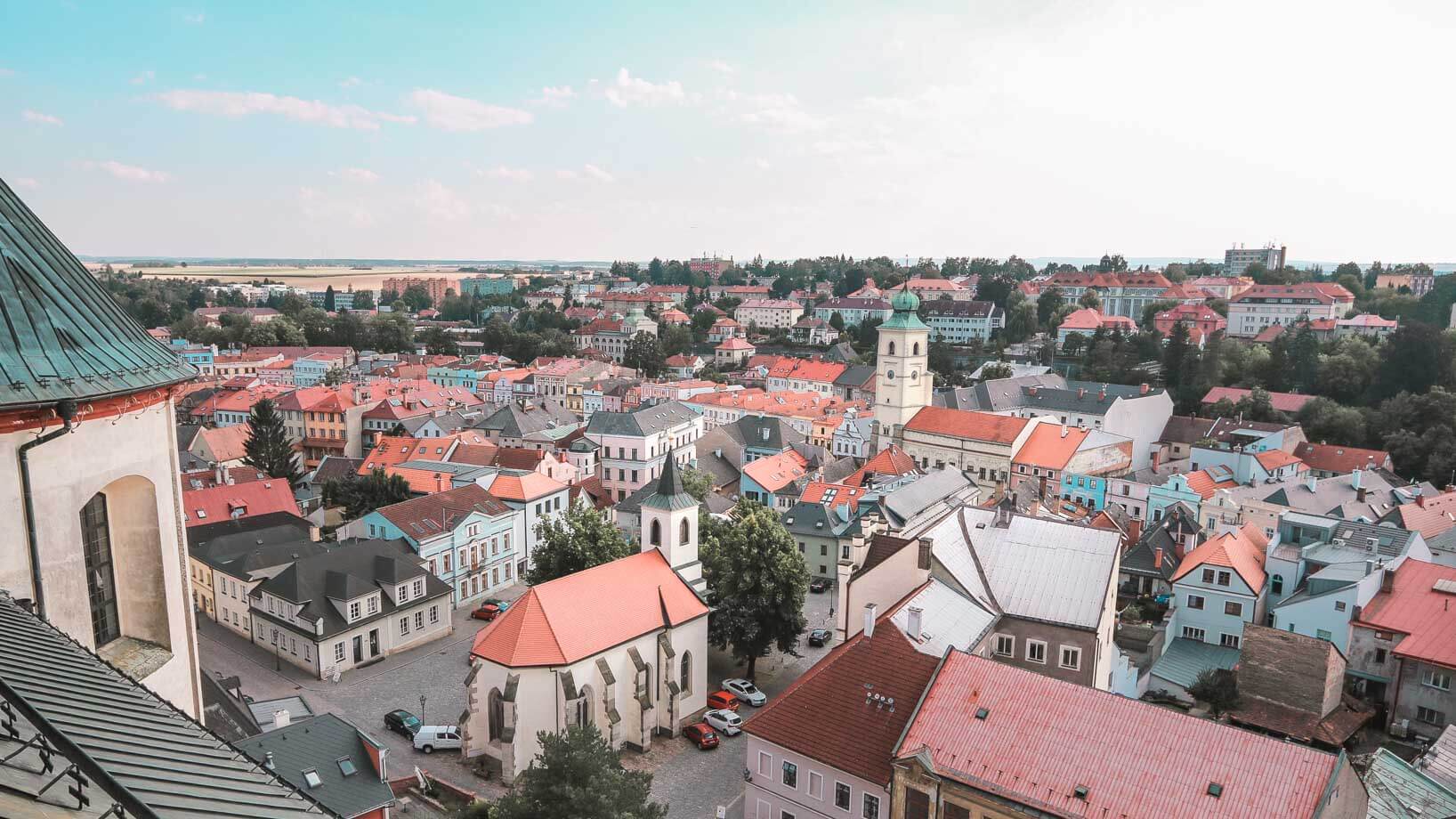 View from Piarist Church - Visit Litomysl in Czechia - the New Paris for Bohemian Souls