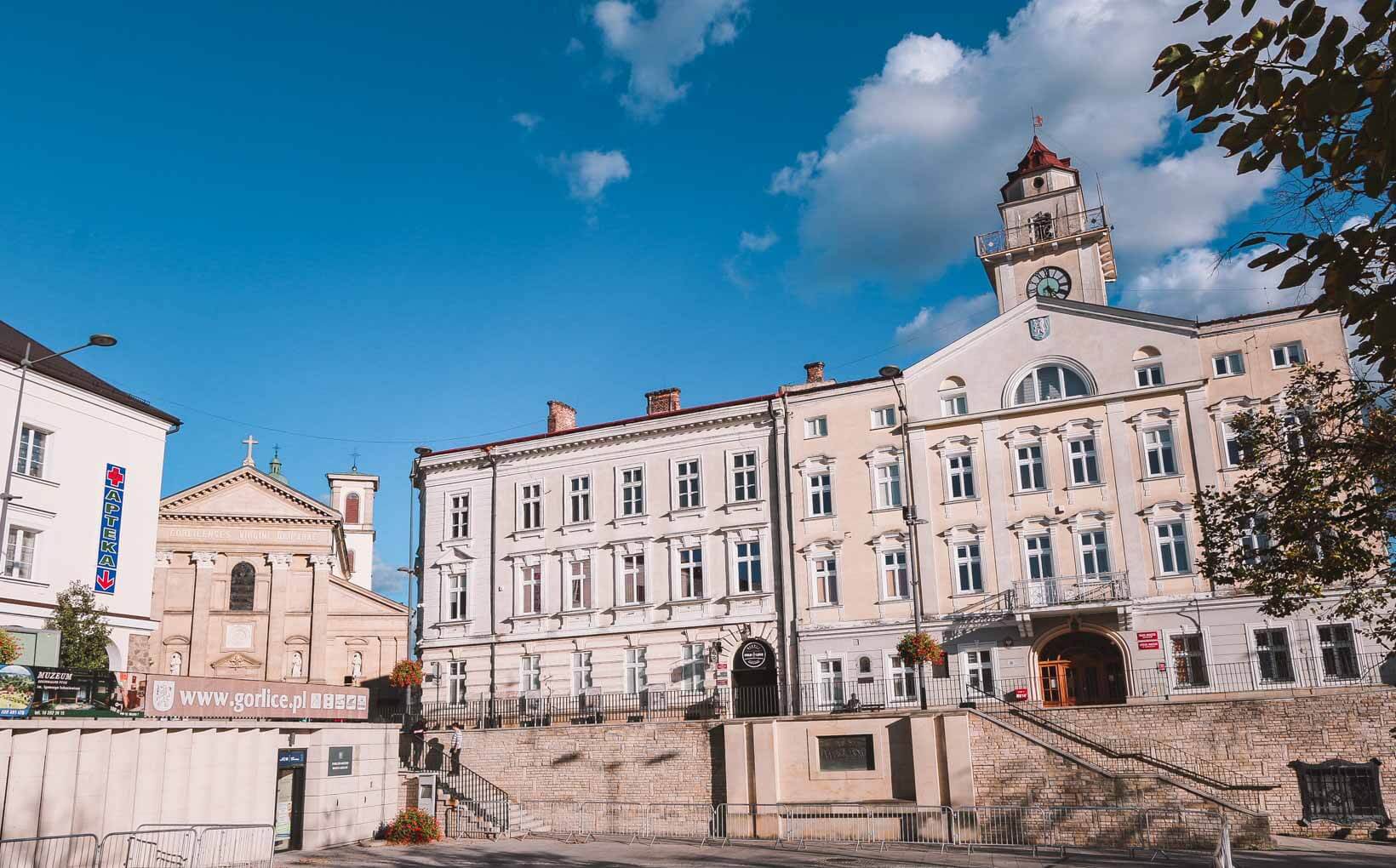 Gorlice. The City of Light Gorlice- a Perfect Base for Exploration of Beskid Niski Mountains