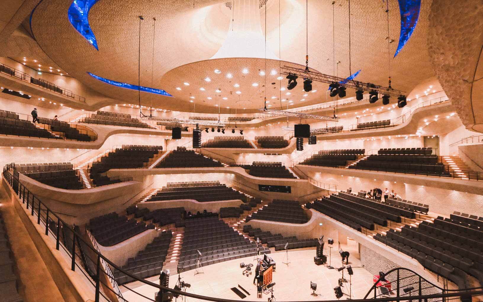 Inside Elbphilharmonie concert hall. How to Visit Reeperbahn Clubs Festival Like a Pro-2