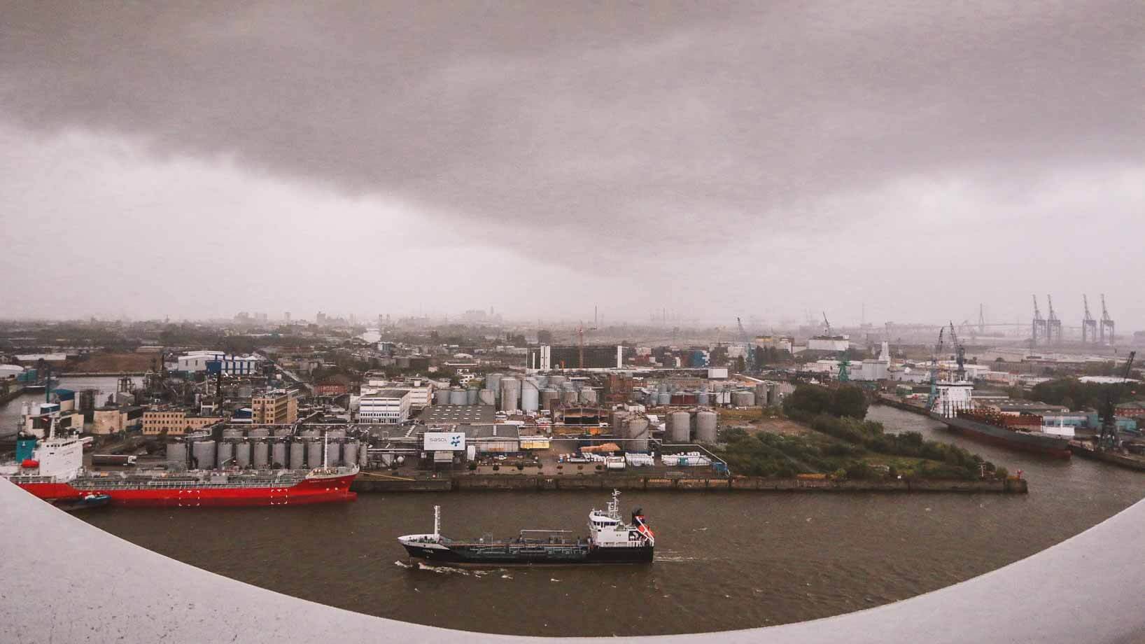 View from Elbphilharmonie hall. How to Visit Reeperbahn Clubs Festival Like a Pro