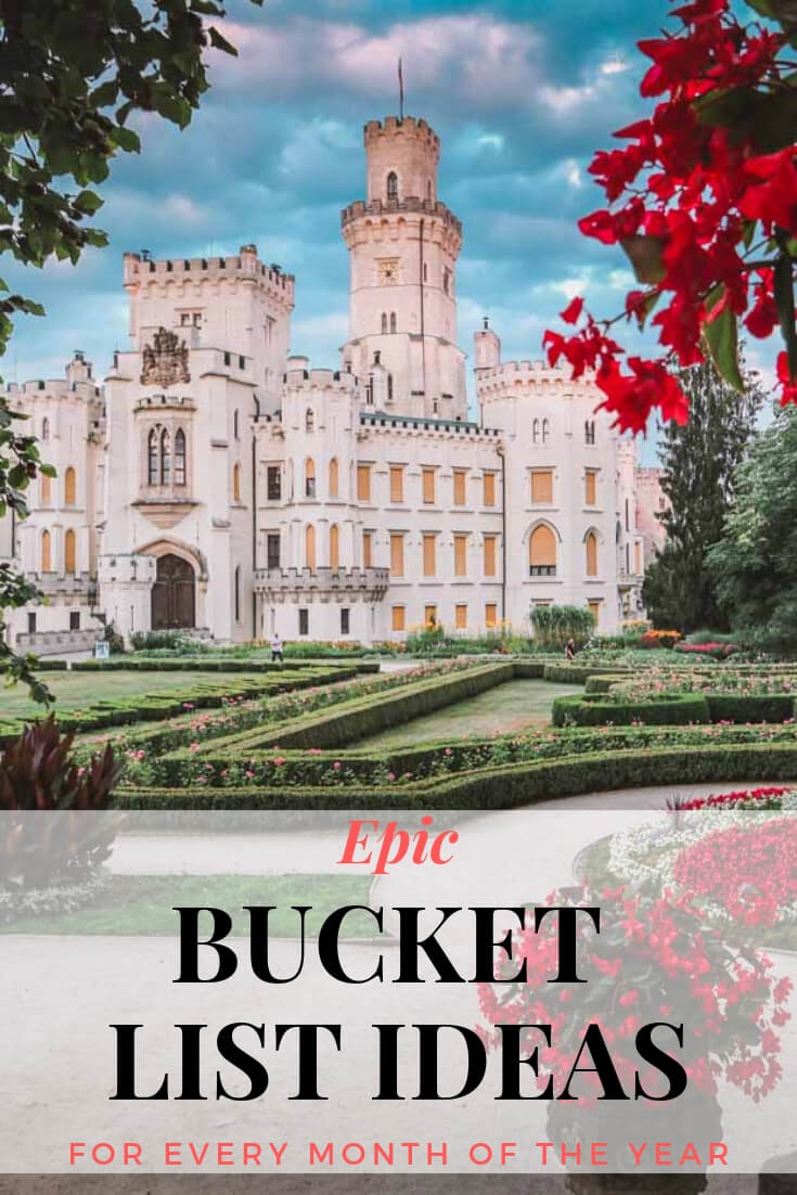 You'll be surprised to discover beautiful Czech castles that are scattered all over the country. Castles in Czech Republic. Epic Adventure Bucket List Ideas For Every Month of The Year