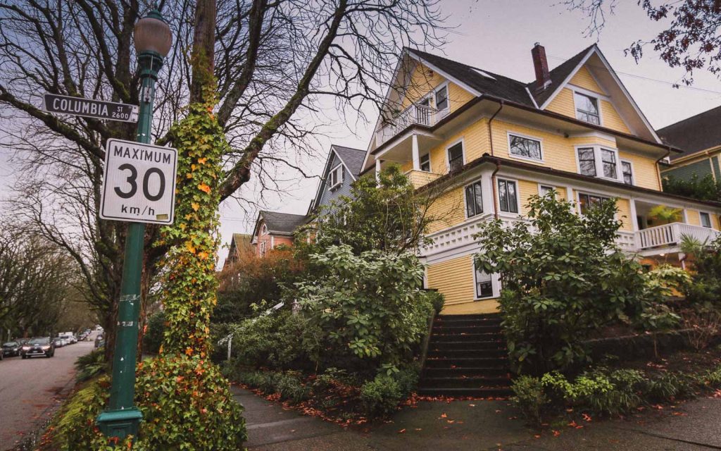 Cute houses at Mount Pleasant - 10 Fun Things to Do in Vancouver in Winter