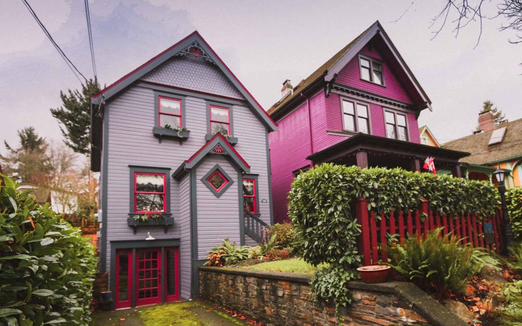Cute houses at Mount Pleasant - 10 Fun Things to Do in Vancouver in Winter