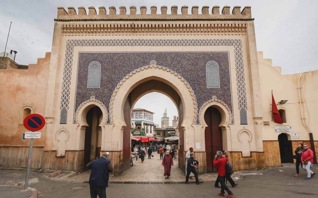 Blue-Gate-in-Fes-One-Week-in-Morocco-Itinerary