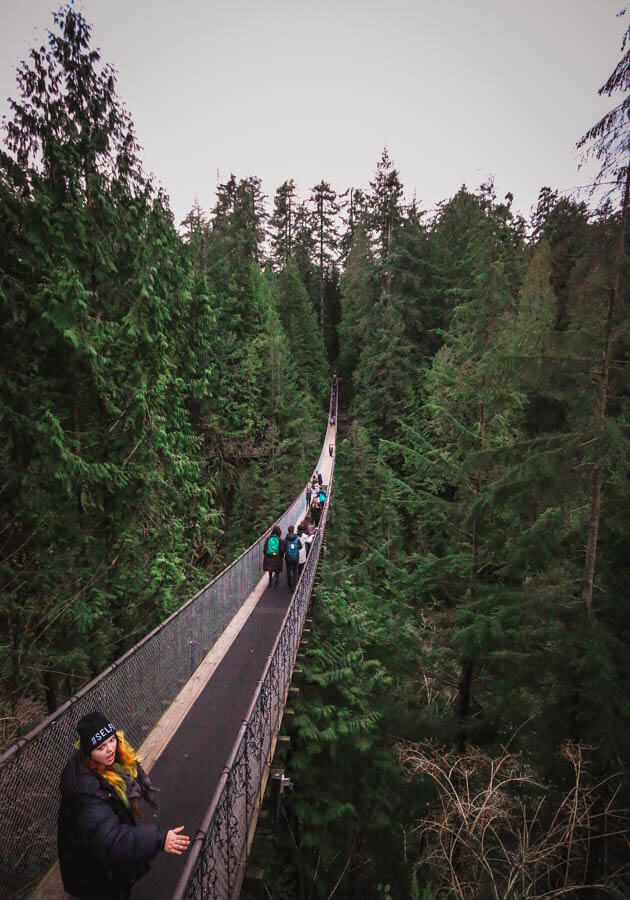 Capilano-Suspension-Bridge-in-Winter