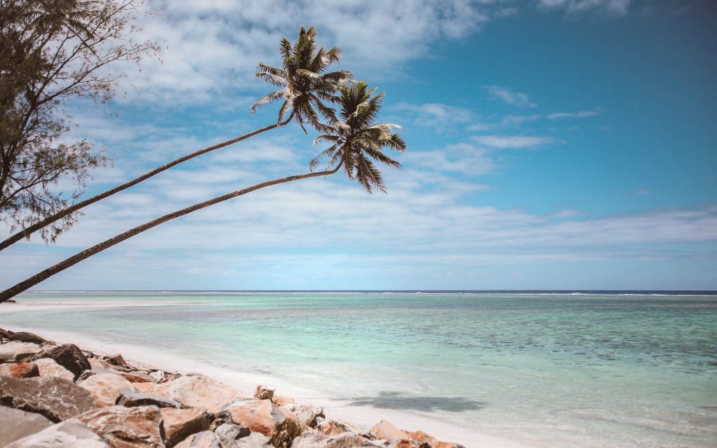 Beach view in Rarotonga Holiday, Cook Islands