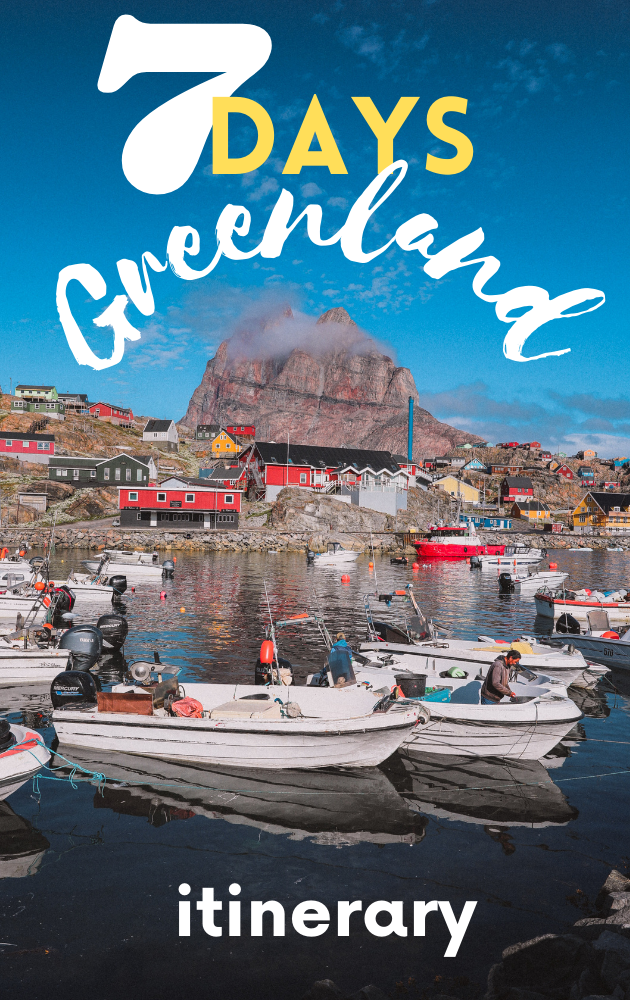 Use this comprehensive 7 day Greenland travel itinerary for your Arctic adventure in the summer season. From Kangerlussuaq - Uummannaq - Ilulissat - to Sisimiut.