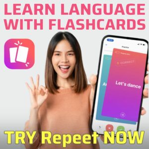Repeet language learning app